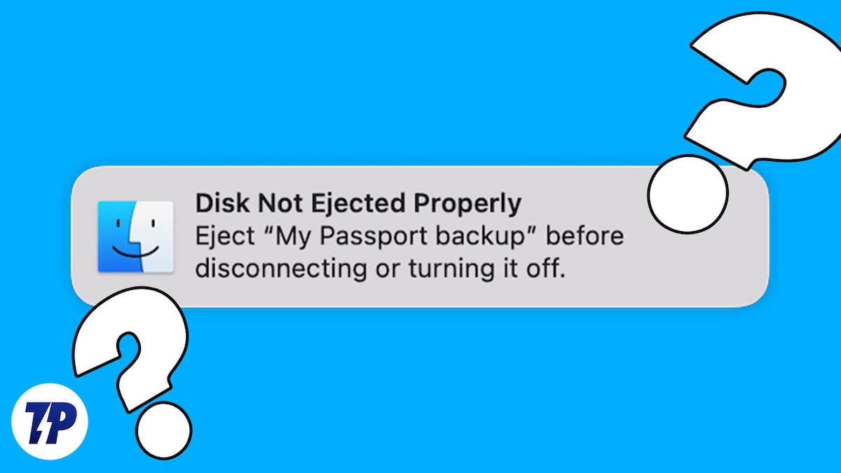 disque non éjecté correctement sur mac