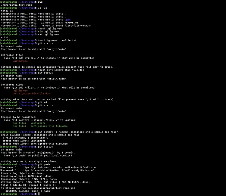 Git supprimer le fichier