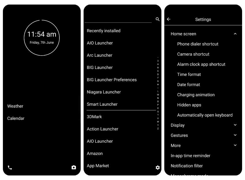 minimalist launcher app
