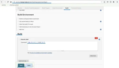 Construir trabajo de Jenkins