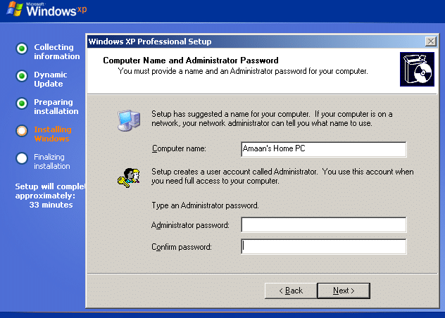 Émulateur Windows XP