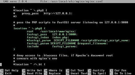 Configuración PHP de Nginx