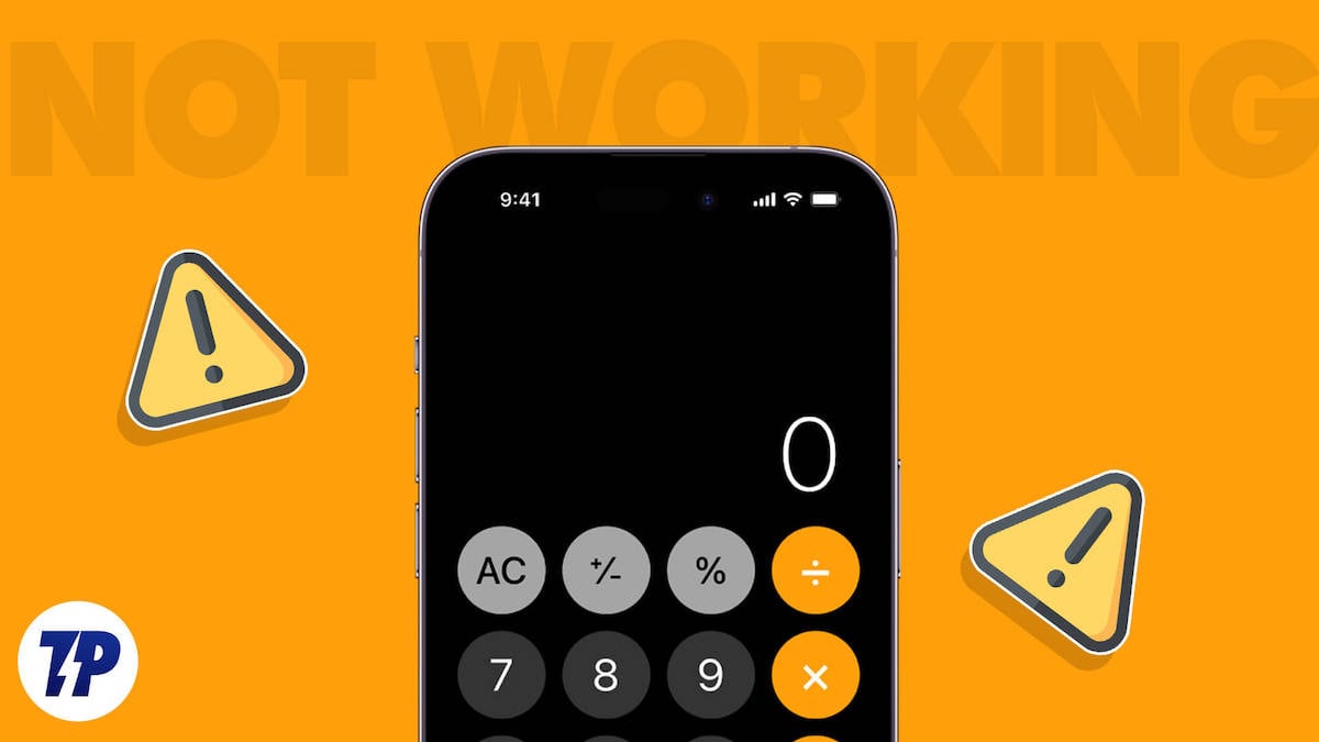 réparer l'application calculatrice qui ne fonctionne pas sur iphone