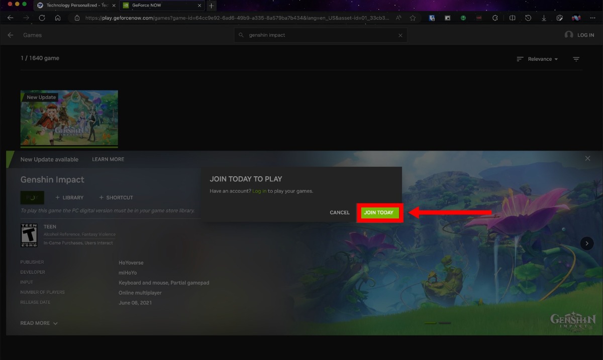 se connecter à votre compte nvidia