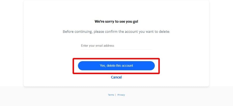 как удалить вашу учетную запись yahoo