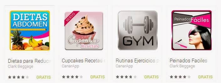 Aplicaciones maliciosas como “Peinados Fáciles”, “Dietas para Abdominales”, “Rutinas de Ejercicio” y “Recetas de Cupcakes” afectan a 1,200,000 usuarios de Android