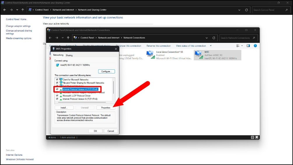 Internet-Einstellungen und Eigenschaften in Windows