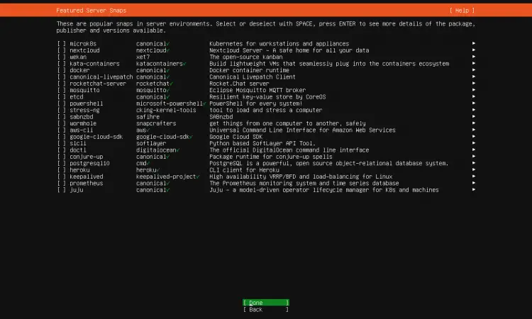 今は追加サービスをインストールしない