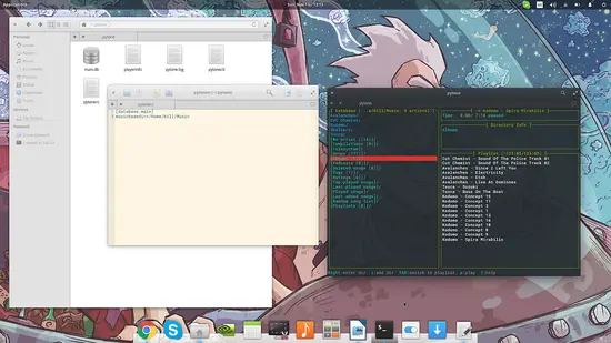 Музыкальный плеер в терминале Linux