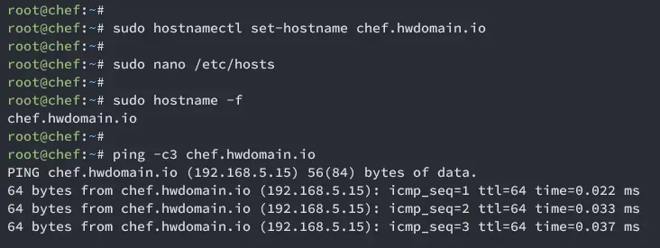 configuration fqdn