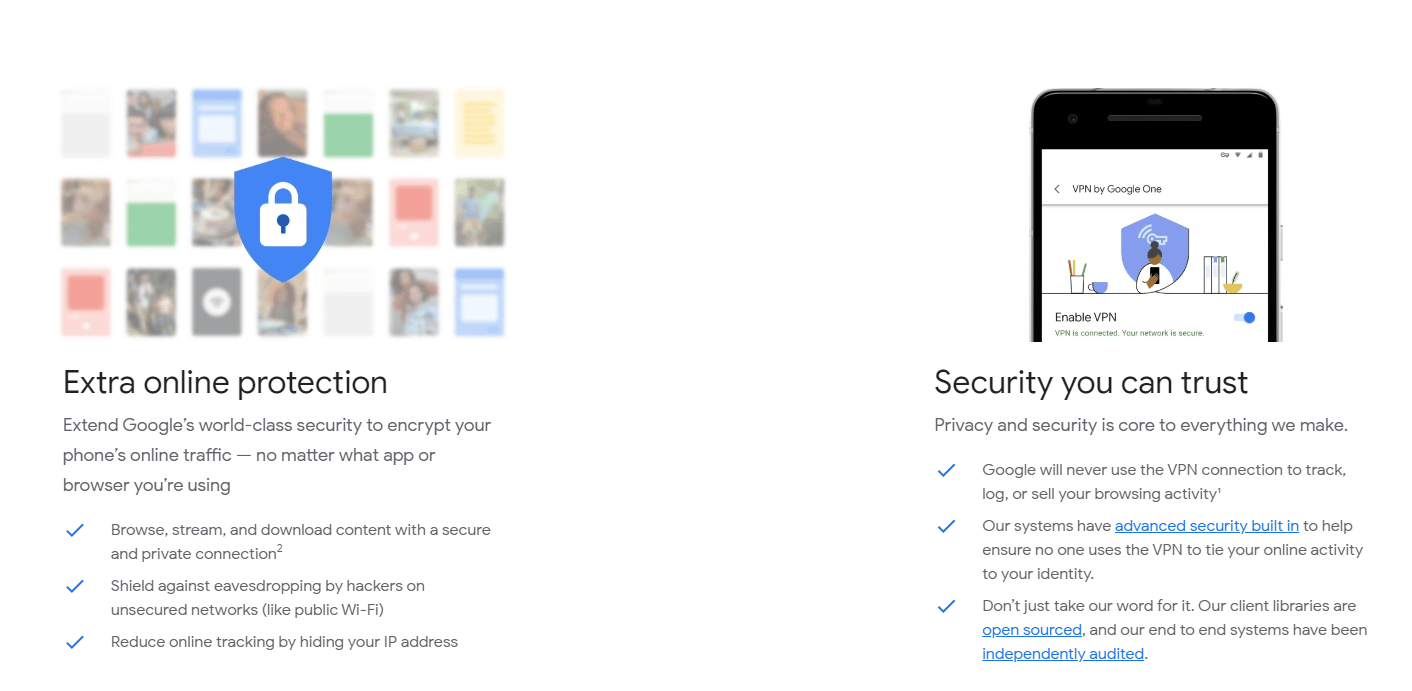 VPN De Google One