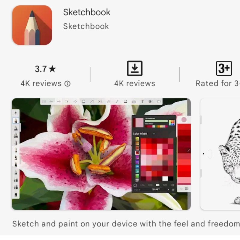 autodesk sketchbook app auf chromebooks