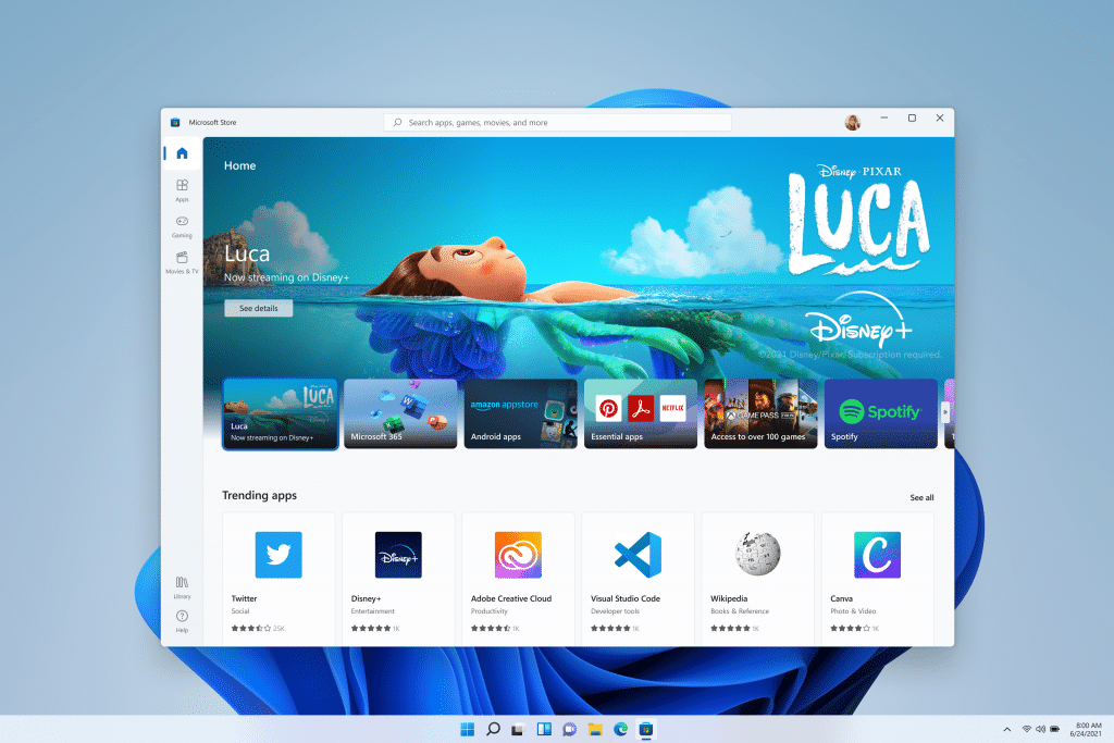 Tienda de Microsoft windows 11