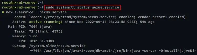 verificar servicio nexus