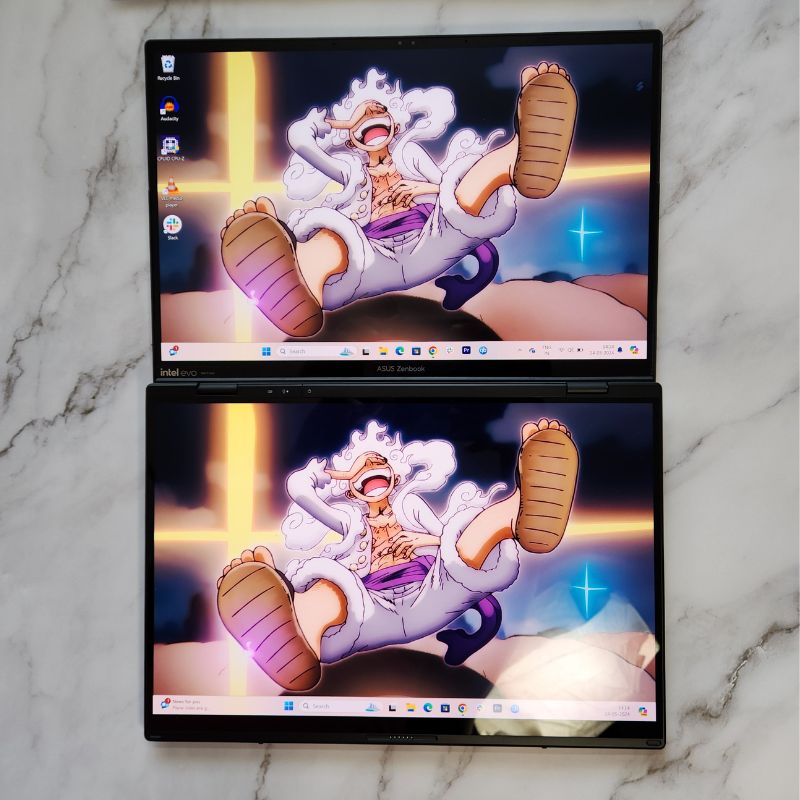 écrans du zenbook duo