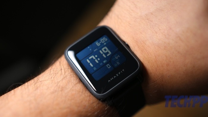 design do amazfit bip s