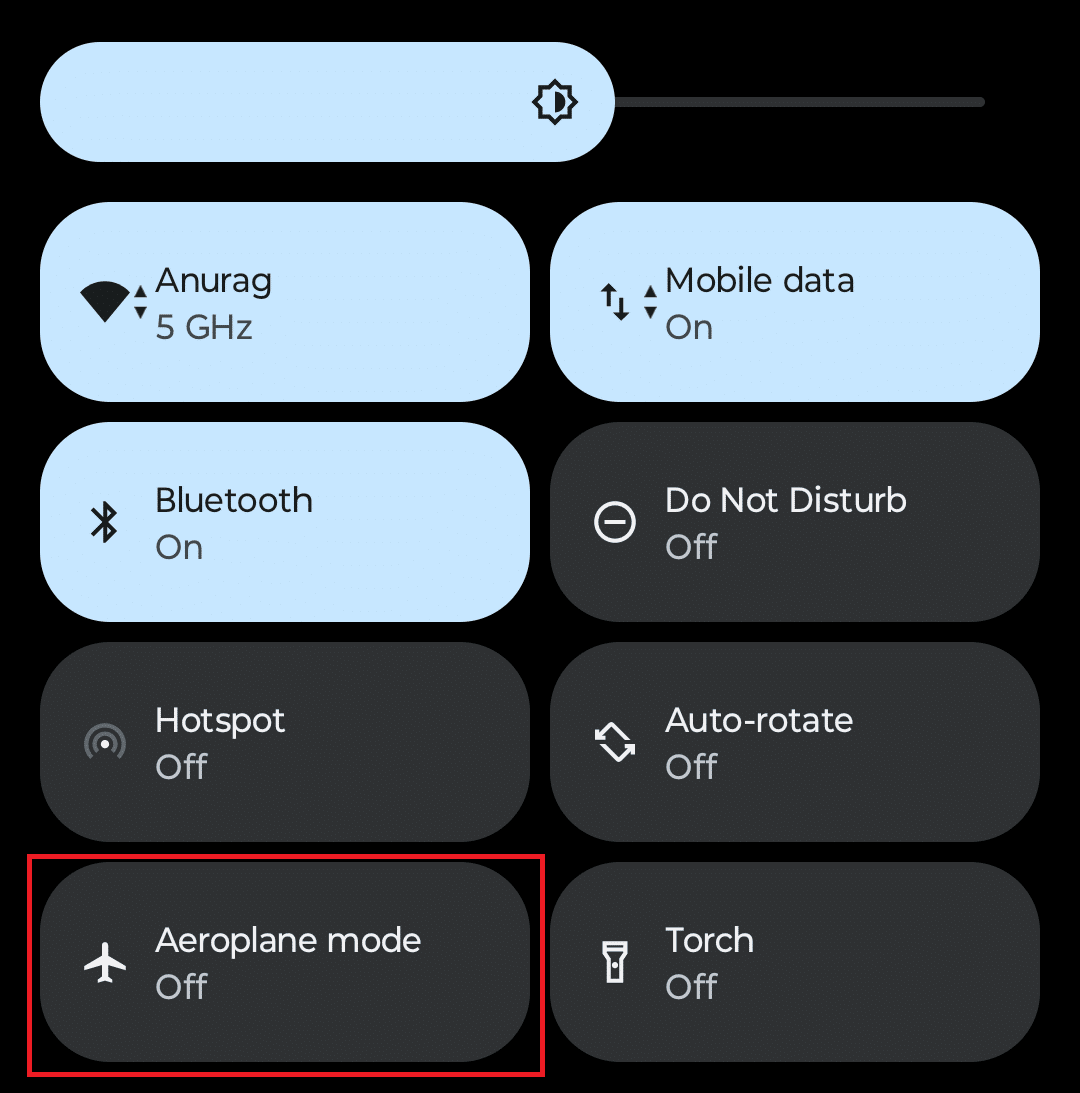 Modalità aereo
