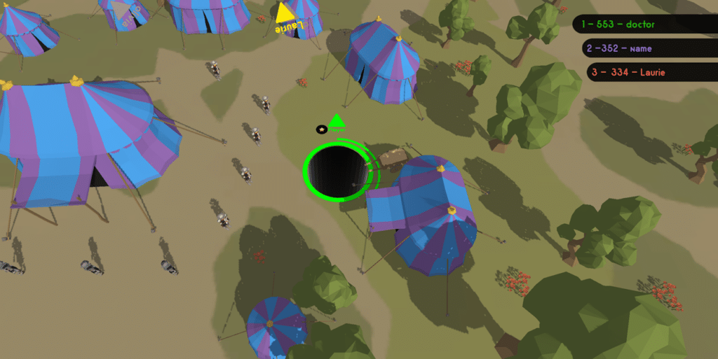 gioco hole IO