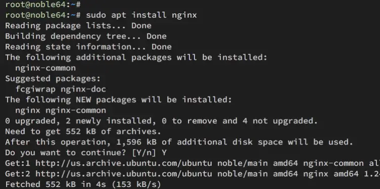 instalar nginx