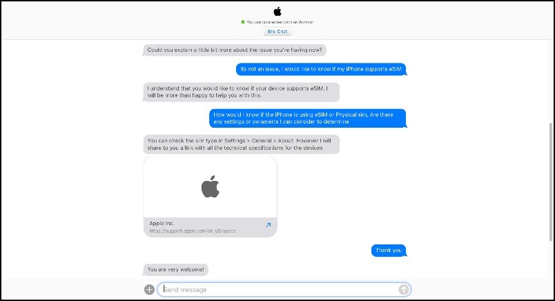 soporte de apple