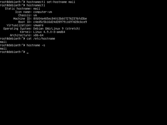 Configurer le nom d'hôte