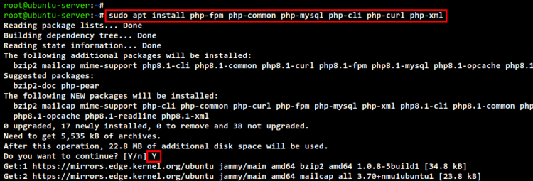 instalar php-fpm