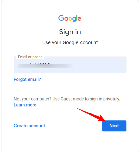 вход в учетные записи google