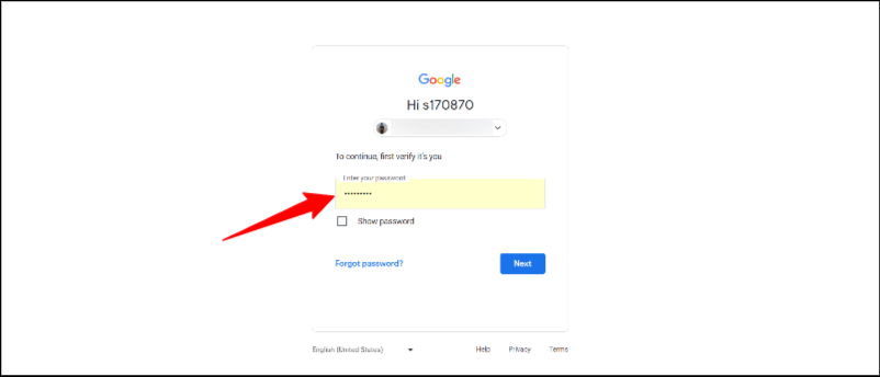 вход в учетные записи google