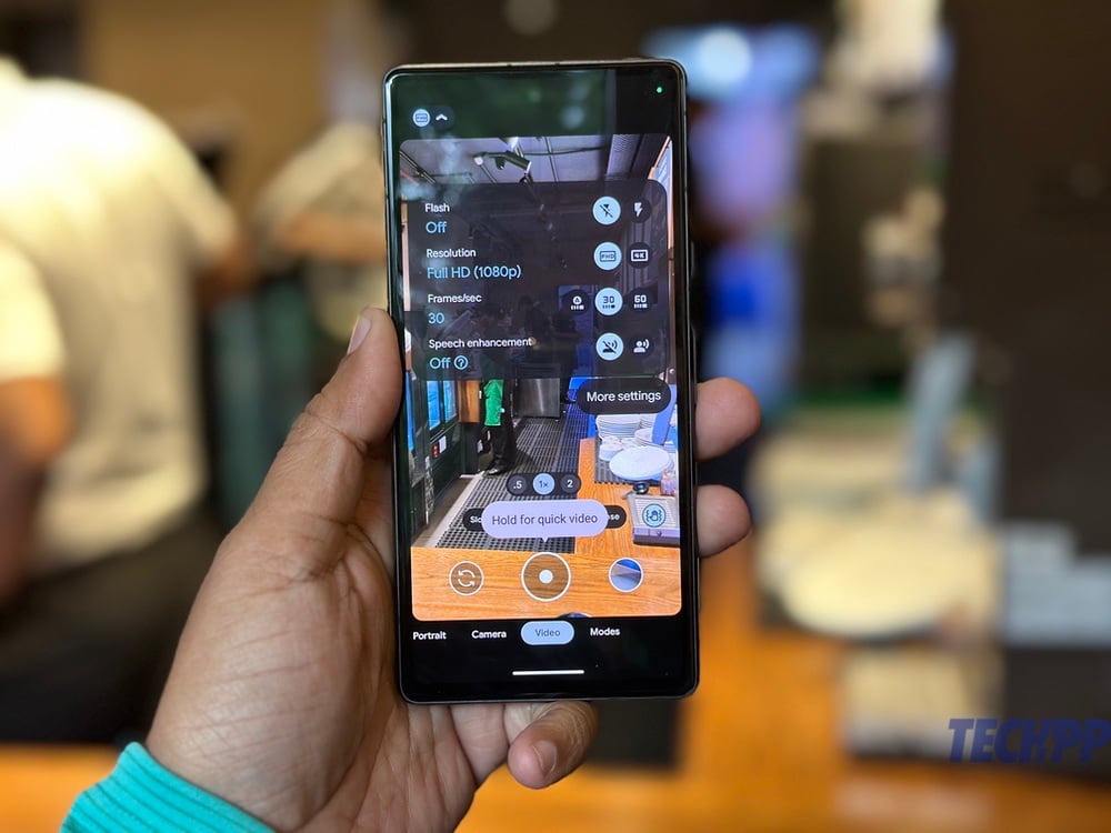 miglioramento vocale fotocamera frontale pixel