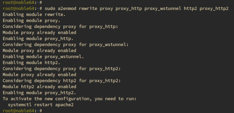 enable modules