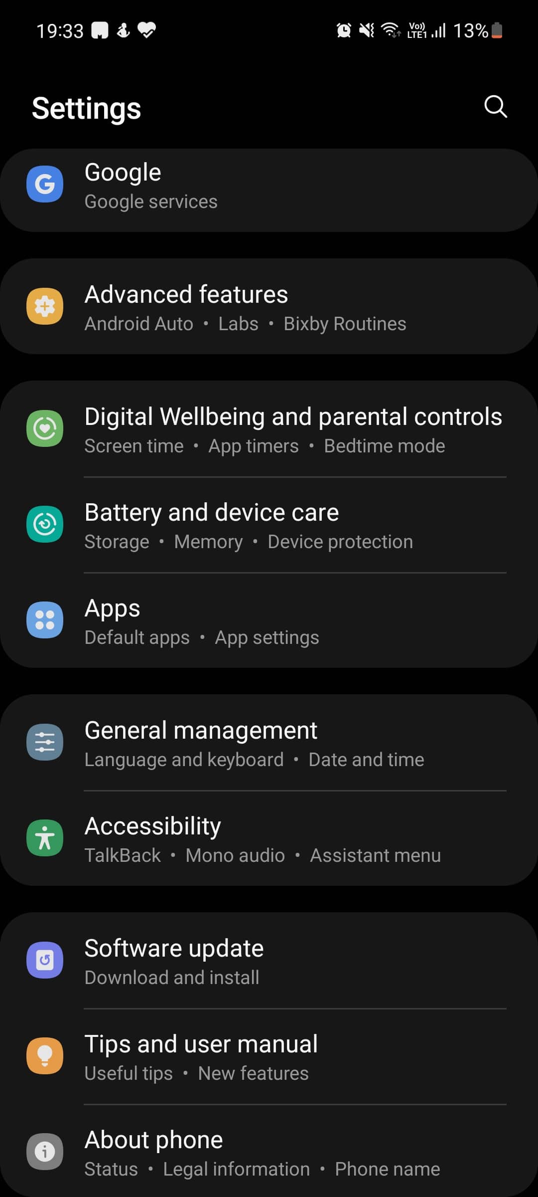 Dunkelmodus in Snapchat auf Android