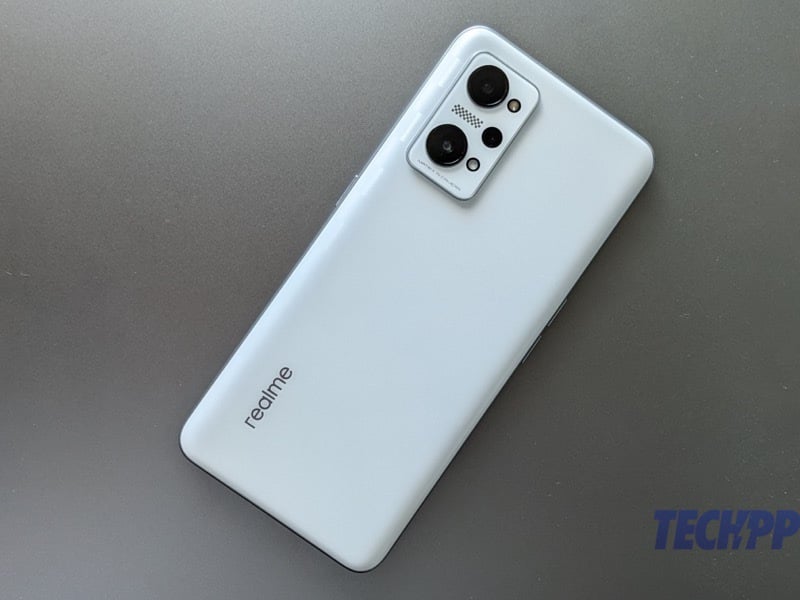 diseño del realme gt neo 3t
