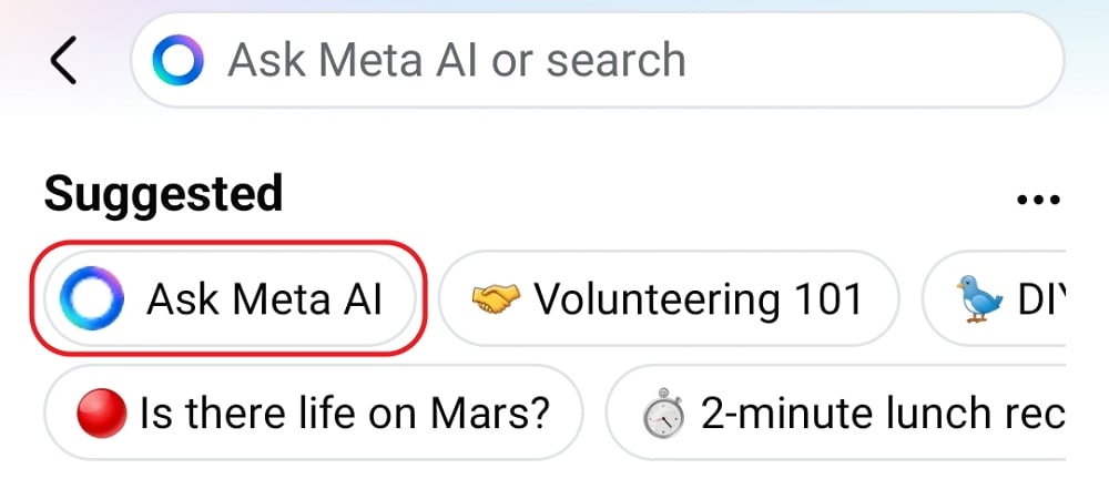 preguntar a meta ia
