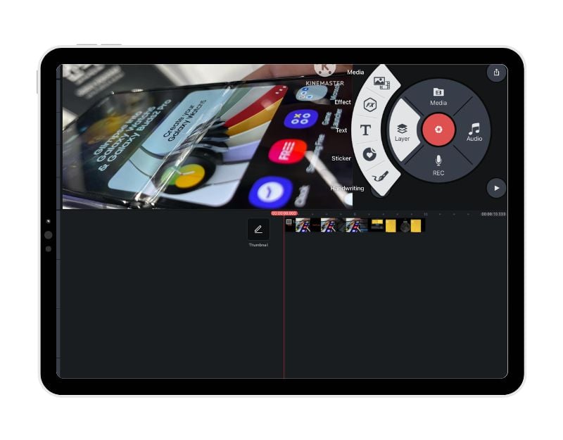 kinemaster video editor pour ipad