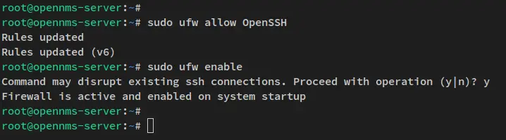 configurer ufw ssh