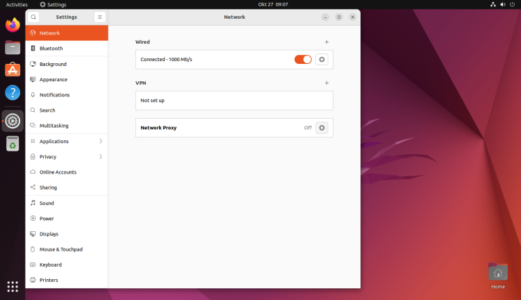 Ubuntuネットワーク設定