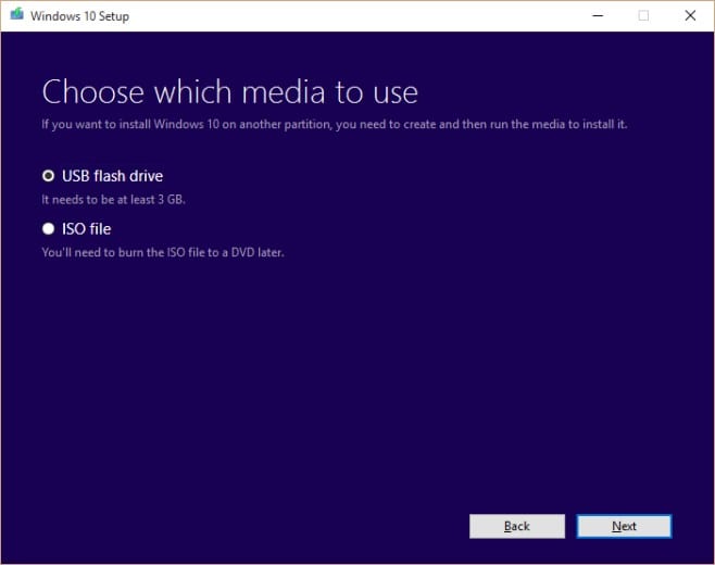 USB avviabile Windows 10