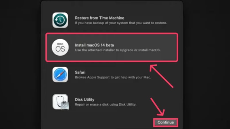 installer macos 14 beta
