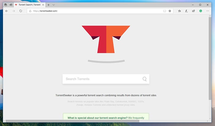 torrent seeker 웹사이트