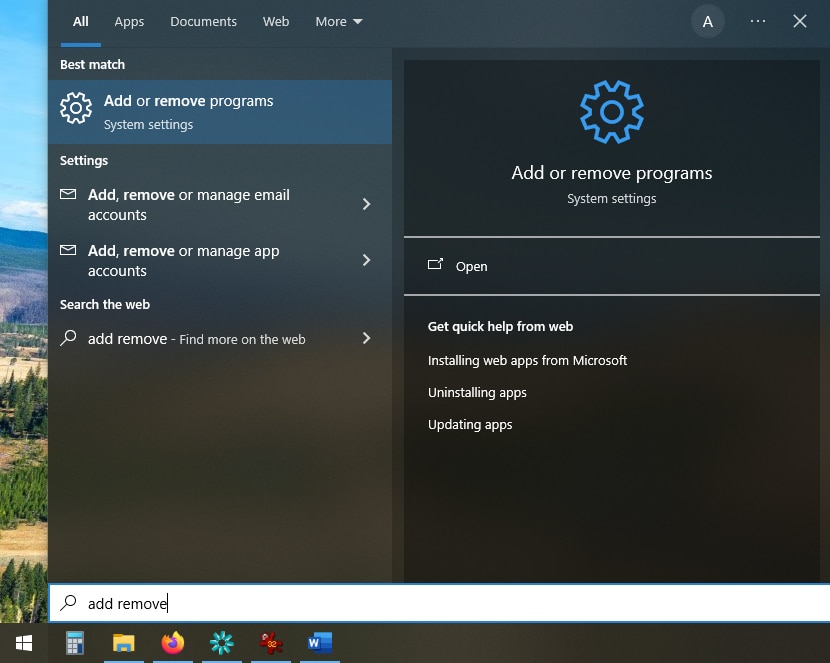 Eliminar Microsoft 365 