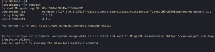 connect to mongodb