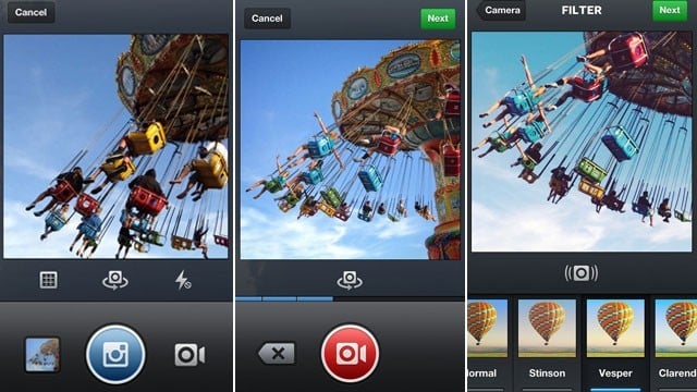 application vidéo android instagram