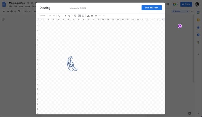 электронная подпись google docs