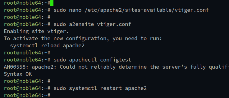 настройка vhost