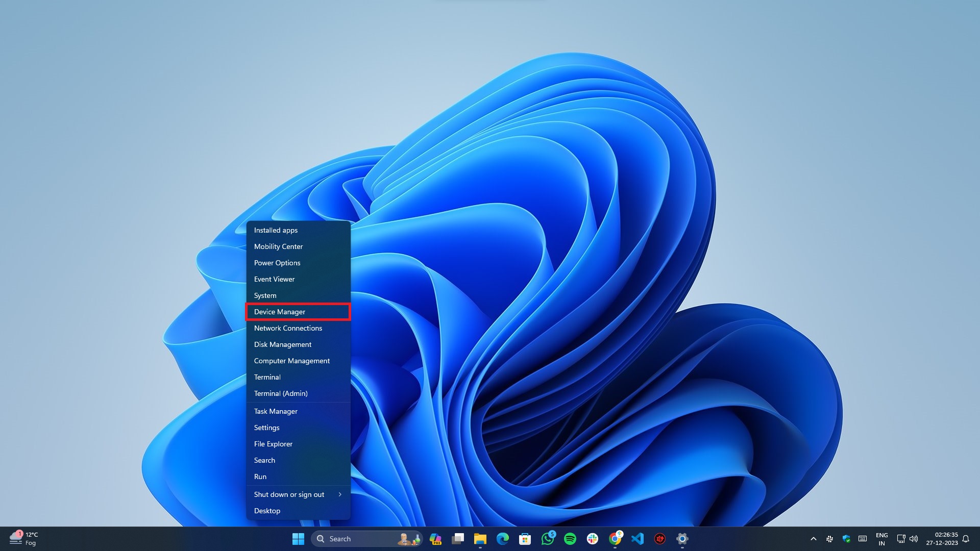 Beheben des Clock Watchdog Timeout unter Windows - Geräte-Manager starten