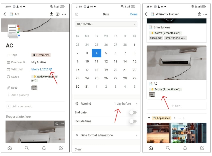 Notionにデバイスの保証を追加する方法