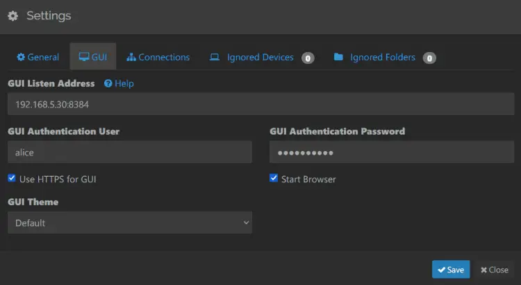 configurar usuário admin