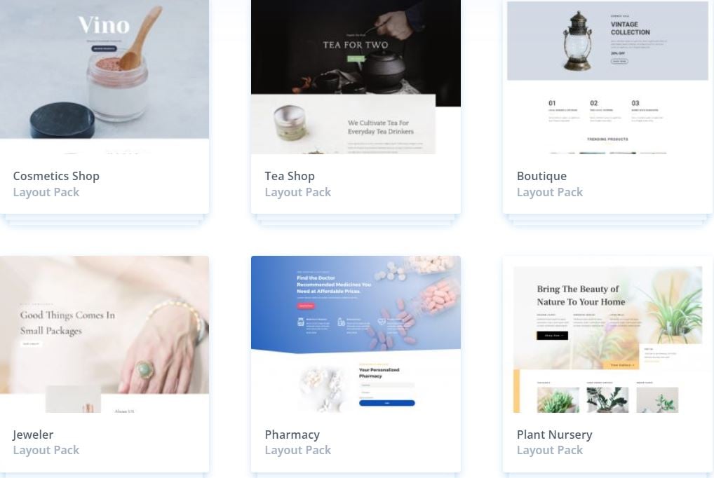 最高のWordPress eCommerceテーマ - Divi