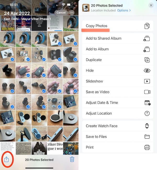 how to convert heic to jpg on iphone without any third party apps - step5