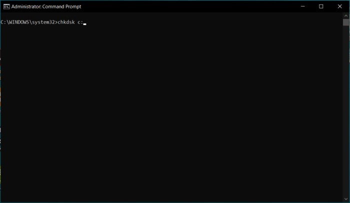 executar chkdsk no cmd windows